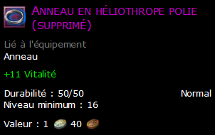 Anneau en héliothrope polie (supprimé)