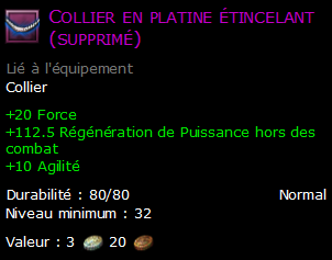 Collier en platine étincelant (supprimé)