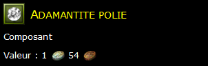 Adamantite polie