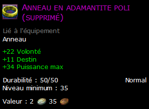 Anneau en adamantite poli (supprimé)