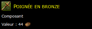 Poignée en bronze