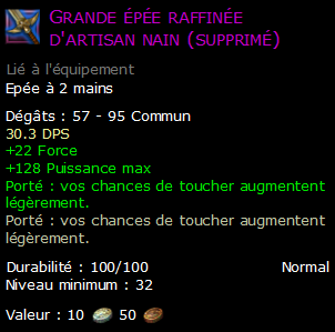 Grande épée raffinée d'artisan nain (supprimé)