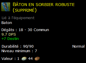 Bâton en sorbier robuste (supprimé)