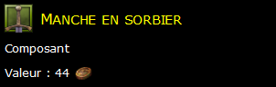 Manche en sorbier