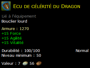 Ecu de célérité du Dragon