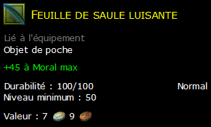 Feuille de saule luisante