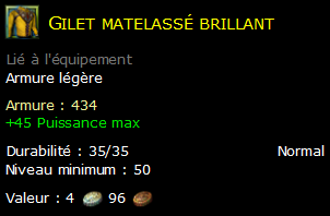 Gilet matelassé brillant