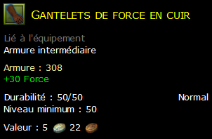 Gantelets de force en cuir