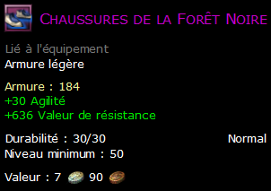 Chaussures de la Forêt Noire