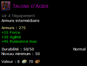 Talons d'Acier