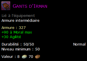 Gants d'Irman