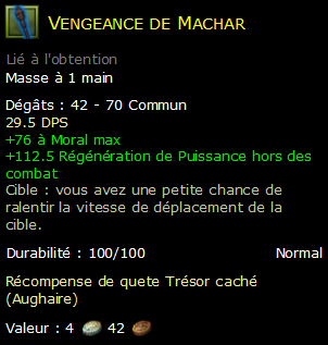 Vengeance de Machar