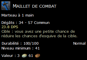 Maillet de combat