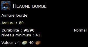 Heaume bombé