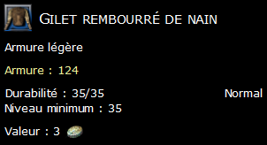 Gilet rembourré de nain