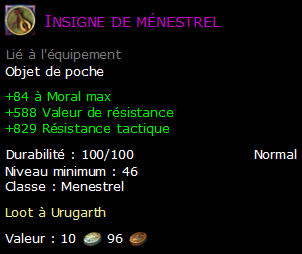 Insigne de ménestrel