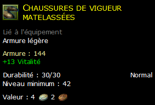 Chaussures de vigueur matelassées