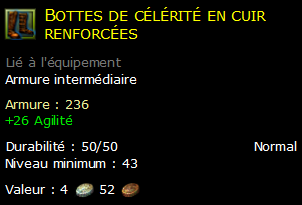 Bottes de célérité en cuir renforcées