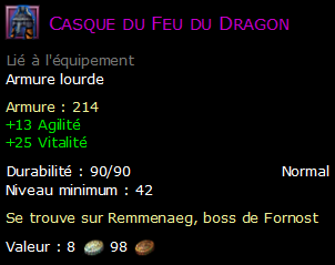 Casque du Feu du Dragon