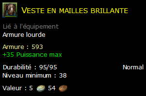 Veste en mailles brillante