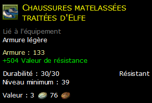 Chaussures matelassées traitées d'Elfe