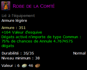 Robe de la Comté