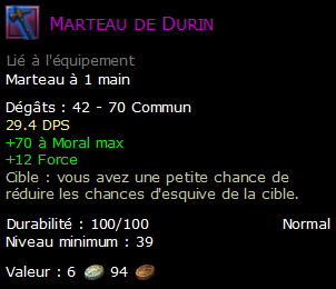 Marteau de Durin