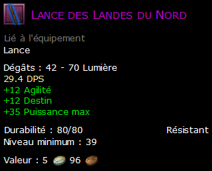 Lance des Landes du Nord