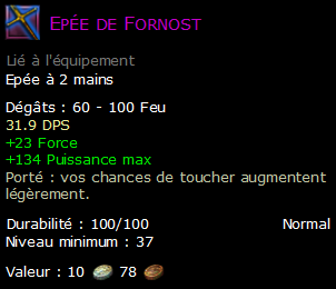 Epée de Fornost