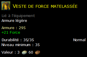 Veste de force matelassée