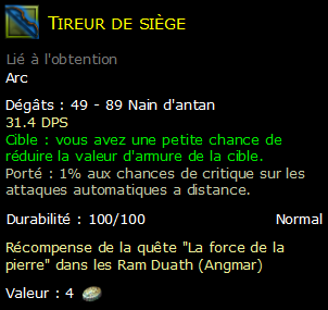 Tireur de siège