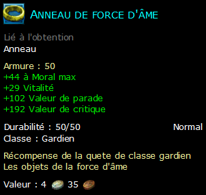 Anneau de force d'âme