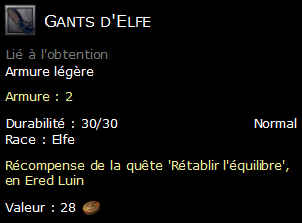 Gants d'Elfe