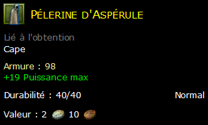 Pélerine d'Aspérule