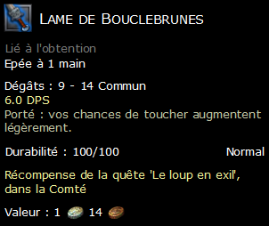 Lame de Bouclebrunes