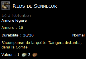 Pieds de Sonnecor