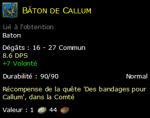 Bâton de Callum