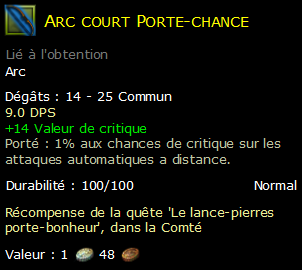 Arc court Porte-chance