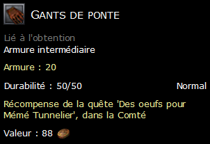 Gants de ponte