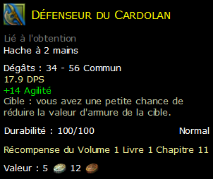 Défenseur du Cardolan