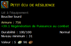 Petit écu de résilience