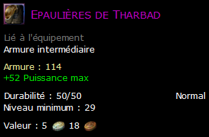 Epaulières de Tharbad