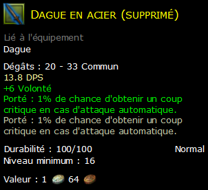 Dague en acier (supprimé)