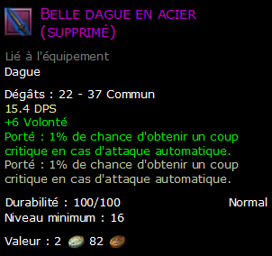 Belle dague en acier (supprimé)