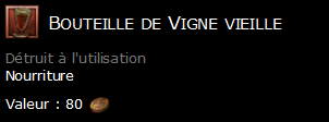 Bouteille de Vigne vieille