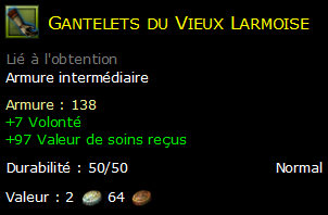 Gantelets du Vieux Larmoise