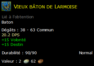 Vieux bâton de Larmoise