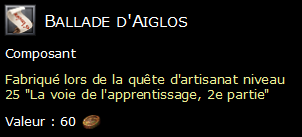 Ballade d'Aiglos