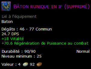 Bâton runique en if (supprimé)