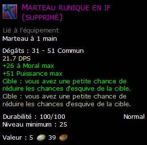 Marteau runique en if (supprimé)